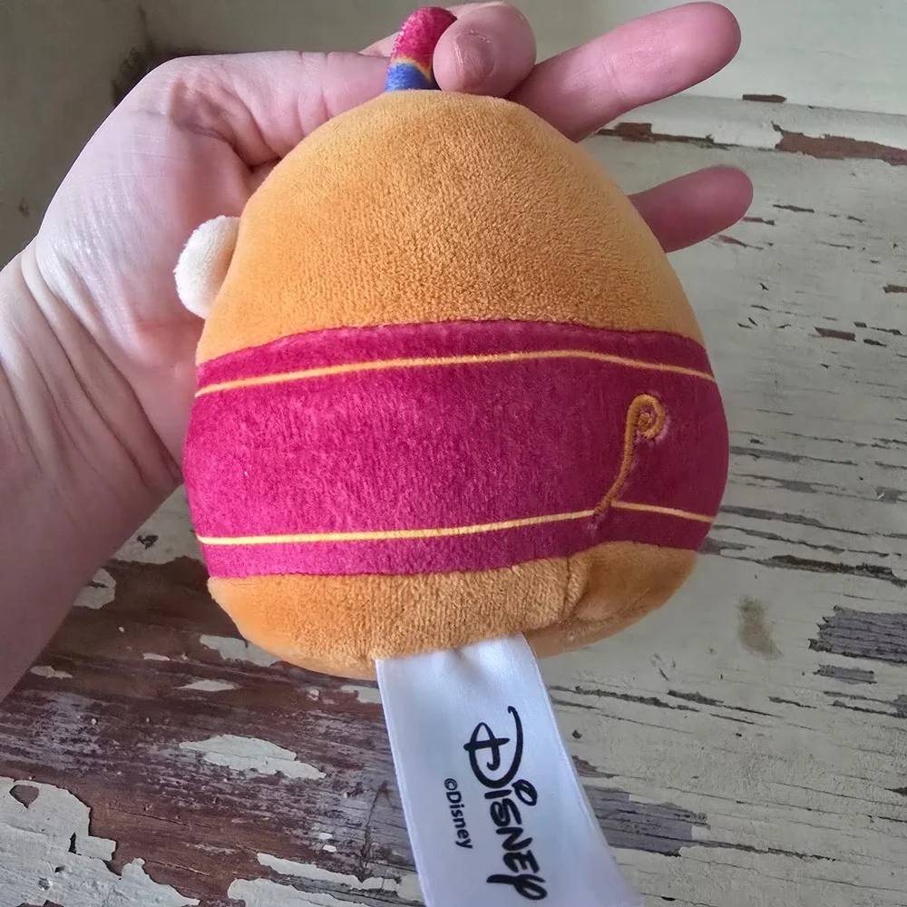 Disney Squishmallows Abu Monkey Aladdin 5 Inch Plush Kellytoy Brown Red Small‎